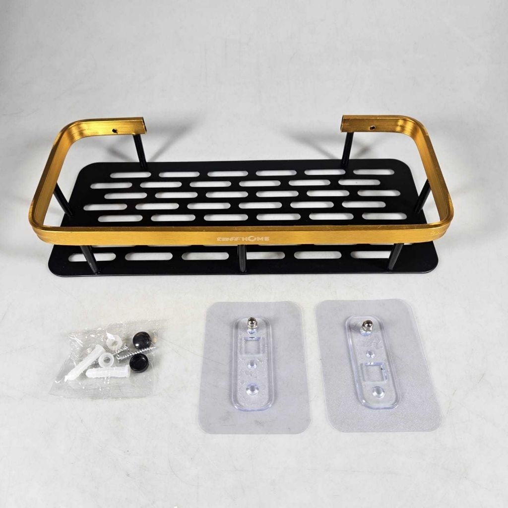 Hanging Storage Rak Gantung Kamar Mandi Dapur Organizer Rack Aluminium Storage