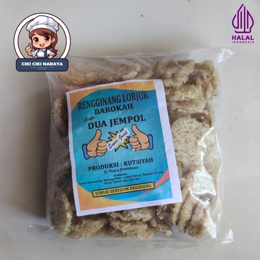 Rengginang Koin Rengginang Lorjuk Isi 500gr Khas Madura