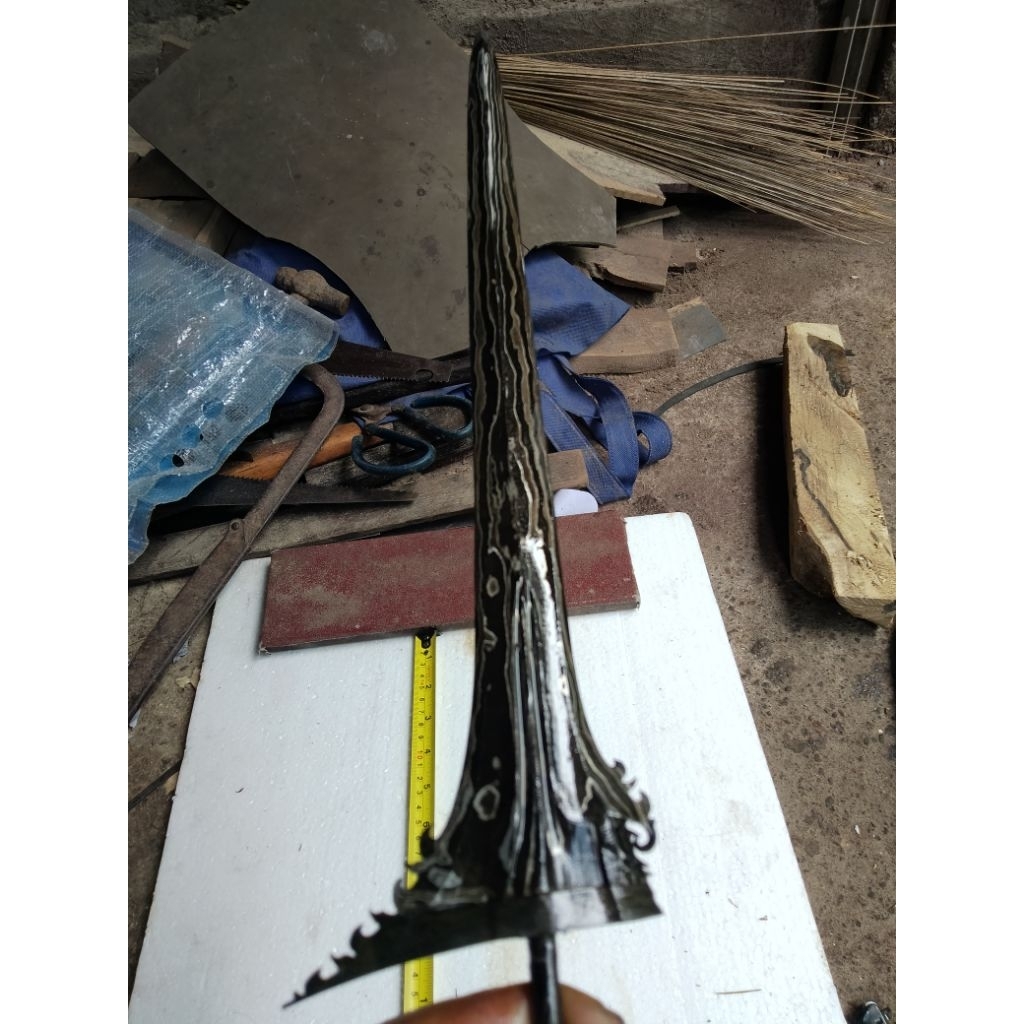 bilah keris bali seselet -+28 cm garap standart (s9)