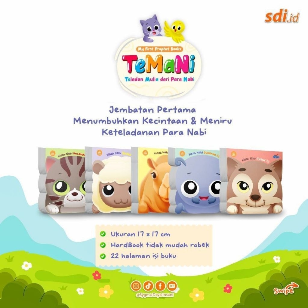 Baby Boardbook | My First Prophet Books | TEMANI Buku Balita 0-7 th by SYGMA