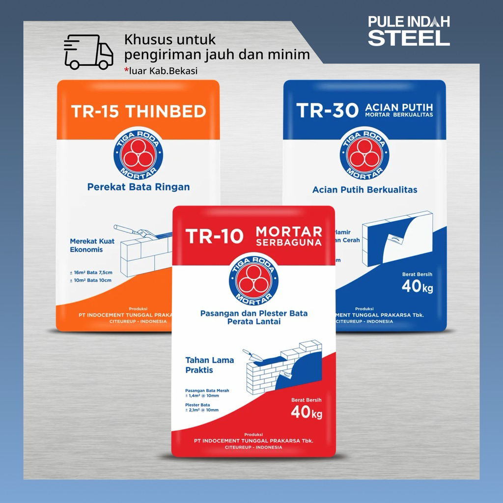 Tiga Roda TR-10 | TR-15 | TR-30 | Acian Perekat Plester