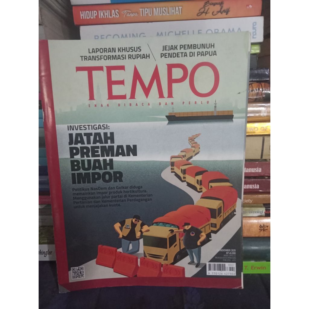 MAJALAH TEMPO 2-8 NOVEMBER 2020