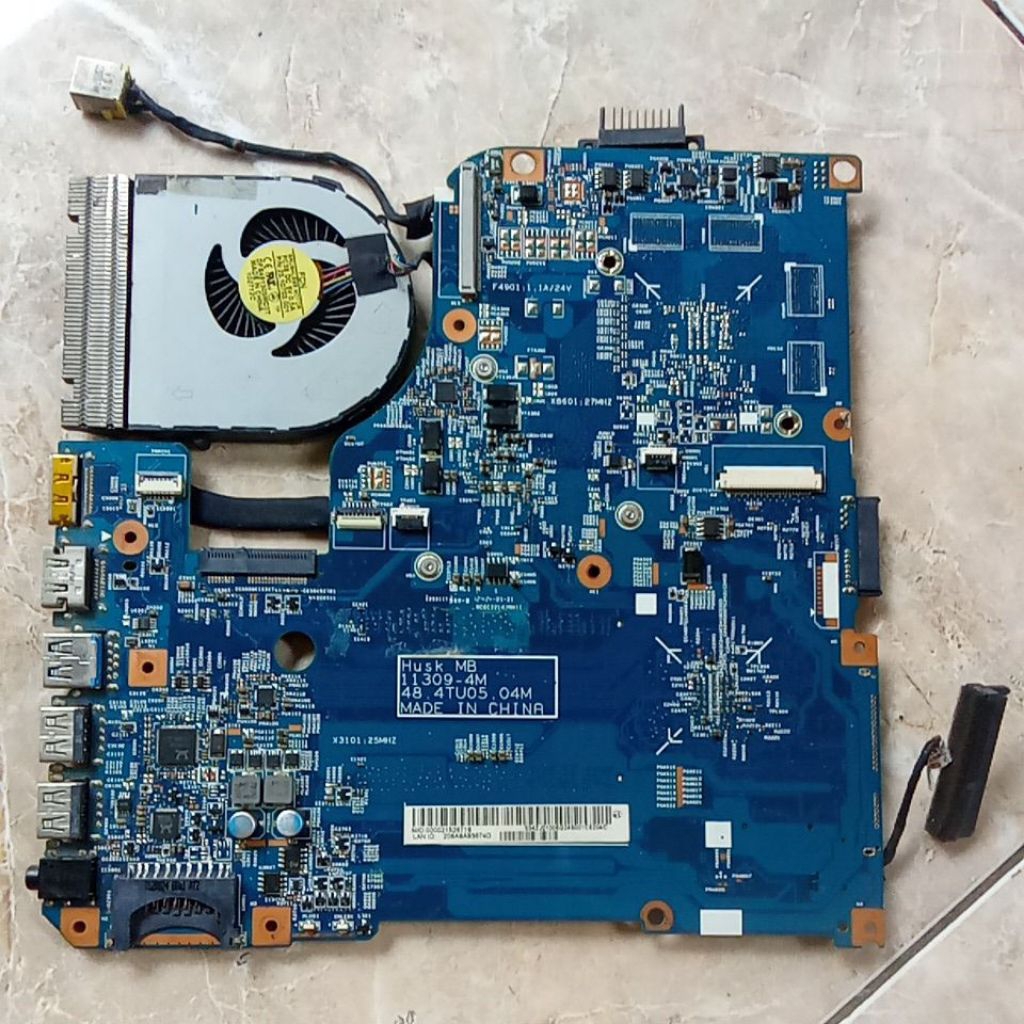 motherboard laptop Acer v5 471P, Kondisi Normal