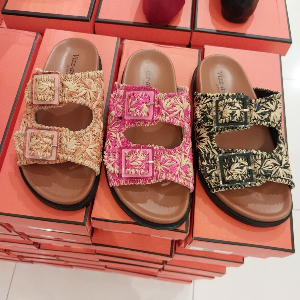 VIZZANO sandal flat wanita sol 2cm ori