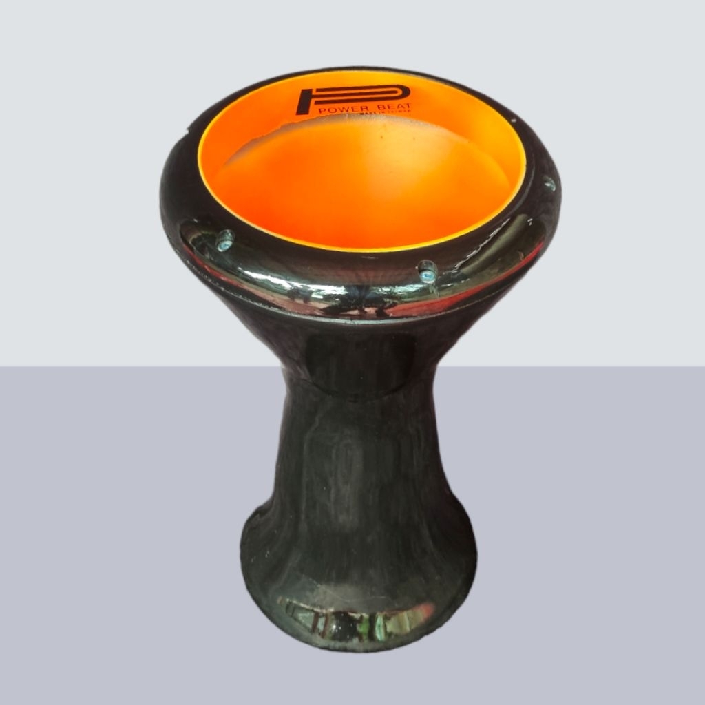 Darbuka Aluminium Hitam Polos + Tas