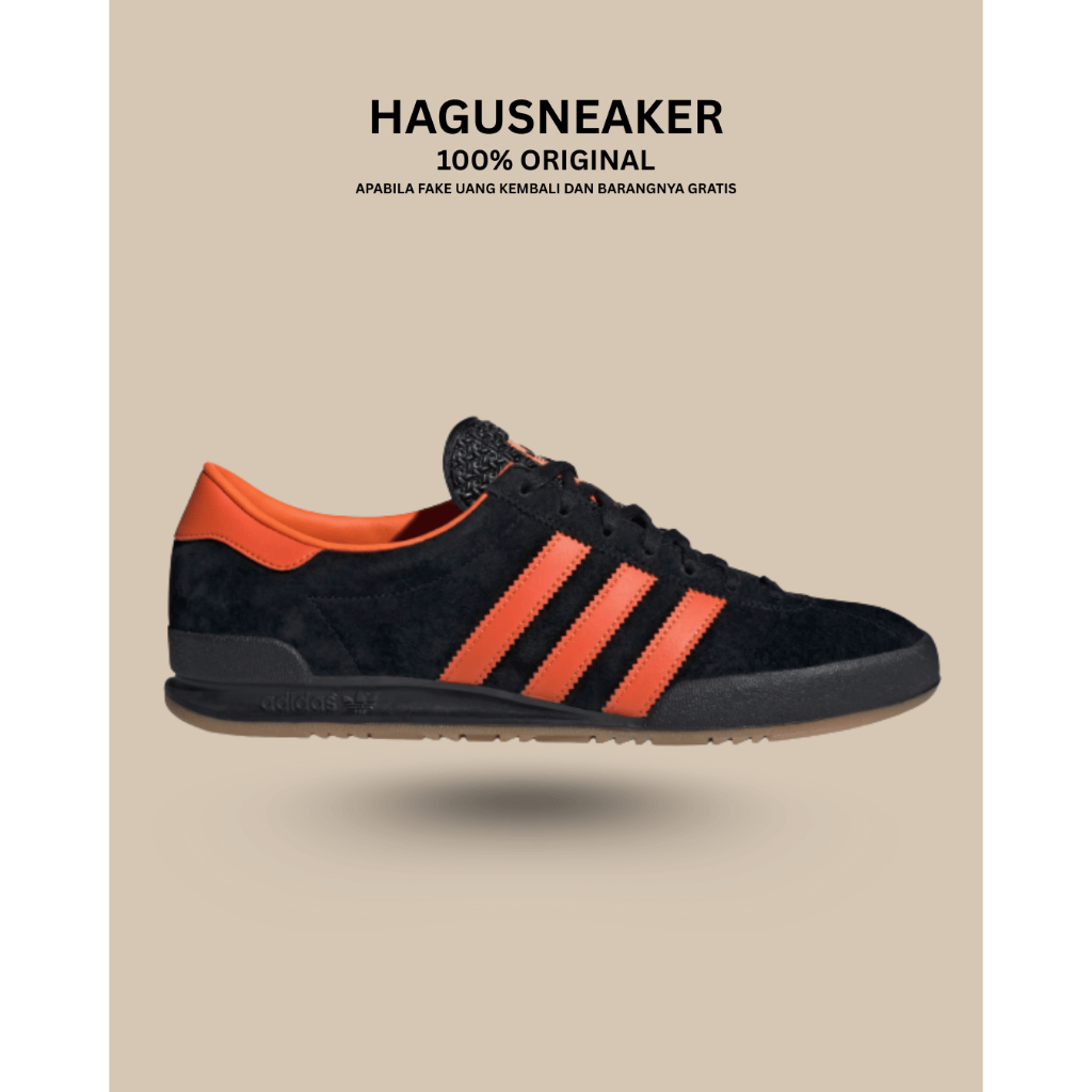 ADIDAS JEANS MKII [ BLACK/ORANGE ] #GY7412 HAGUSNEAKER GARANSI 100% ORIGINAL