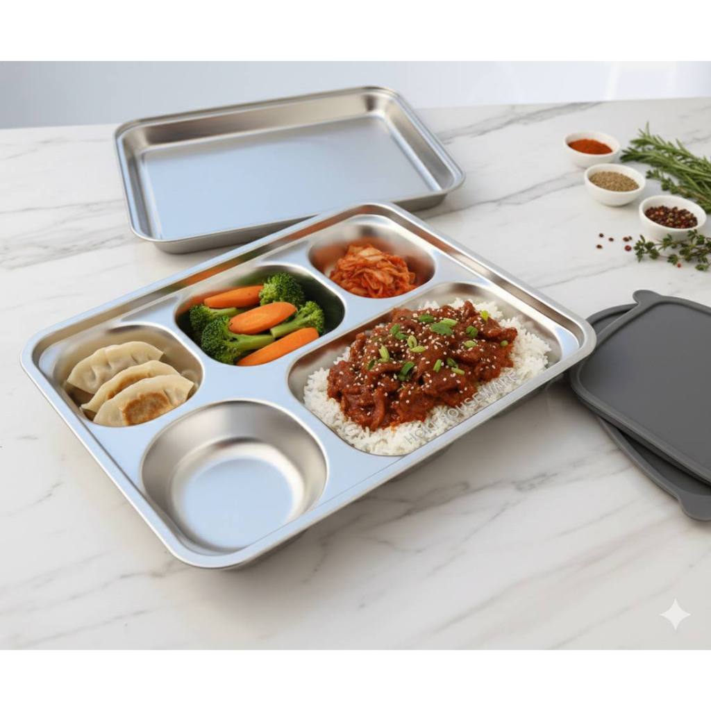 Tempat Makanan Sehat MBG Stainless Tipe 304