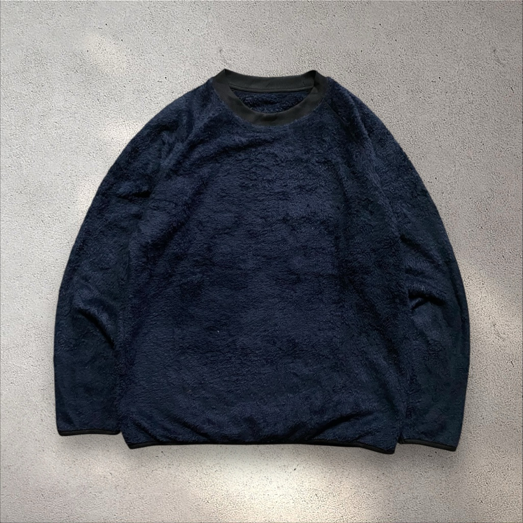 JF 60 - Uniqlo CN Sherpa Fleece Navy Japan - Size M/L