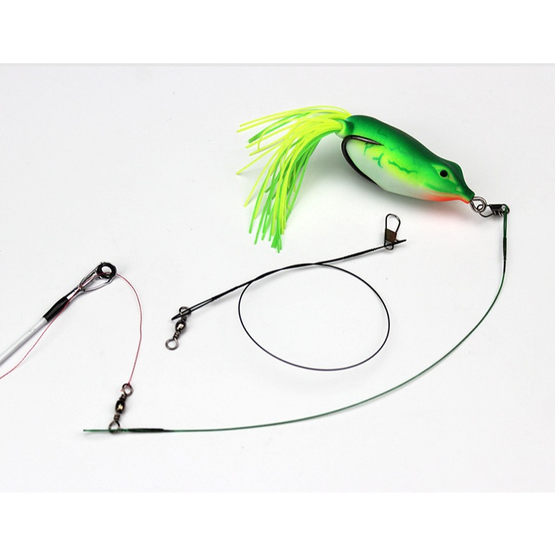 Set Leader Pancing Anti Gigitan – Cocok untuk Gabus, Toman, Barracuda & Predator Laut