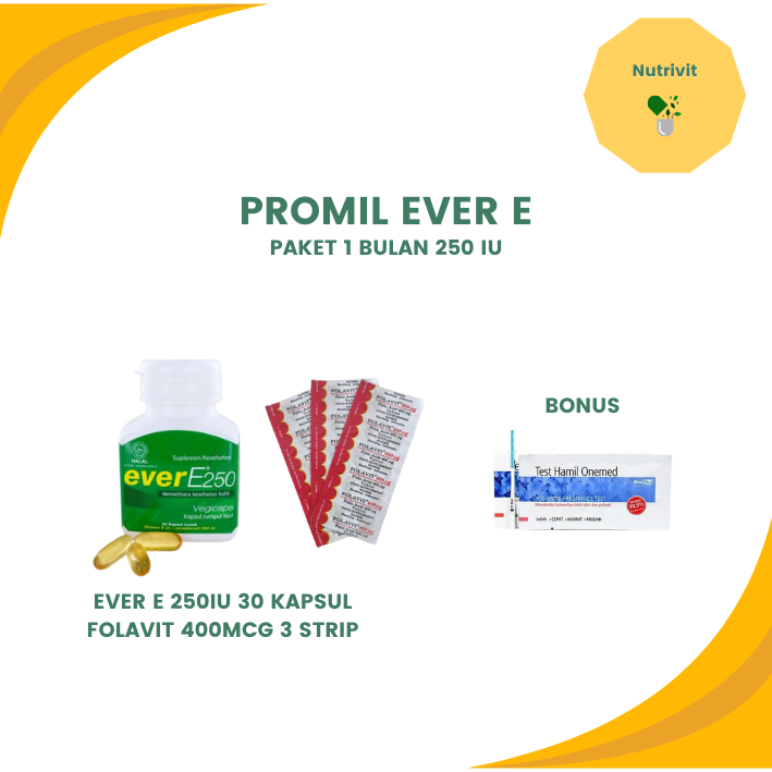 PROMIL PROGRAM HAMIL EVER E DAN FOLAVIT 1 BULAN / 2 MINGGU