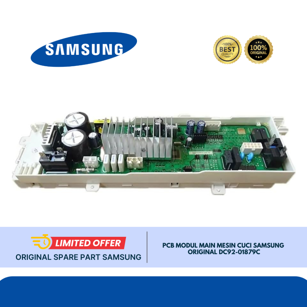 PCB MODUL MAIN MESIN CUCI SAMSUNG WW95K5410UW ORIGINAL DC92-01879C