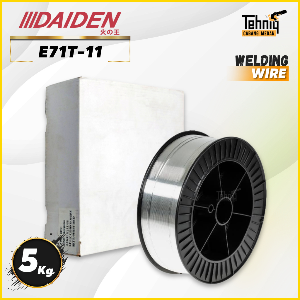 DAIDEN Kawat Las 5kg Self-Shield Flux Cored Wire E71T-11 5Kg