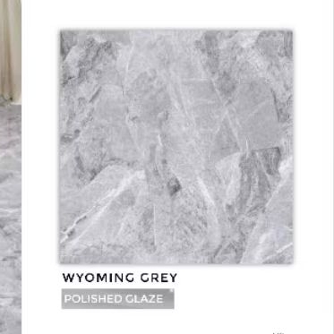Granit Tile 60x60 WYOMING GREY Glossy CONCORD