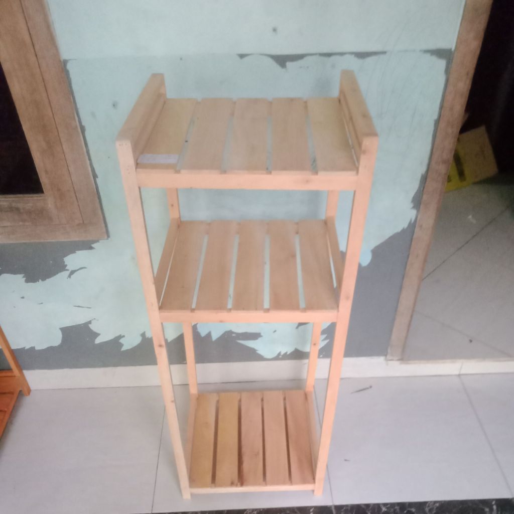 rak dispenser/rak mejikom/rak serbaguna/rak minimalis dari kayu