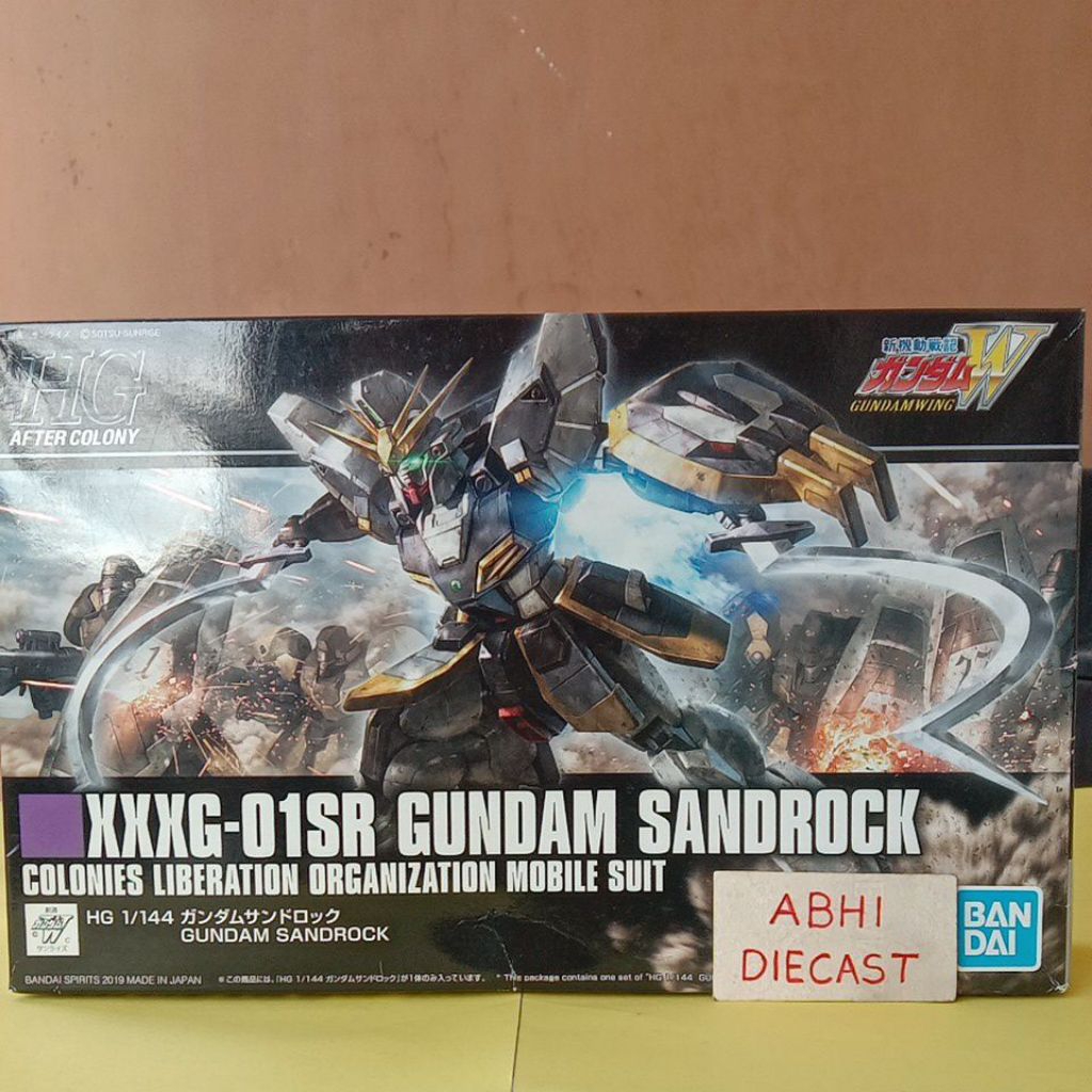 HG AC 1/144 XXXG-01SR Gundam Sandrock Bandai figure model kit hg ac xxxg-01sr gundam sandrock