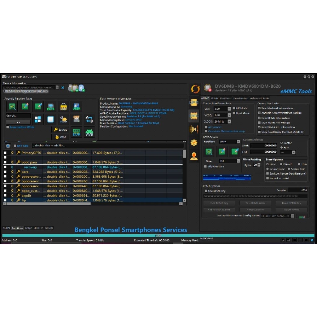 IC EMMC Samsung kmdv6001dm
