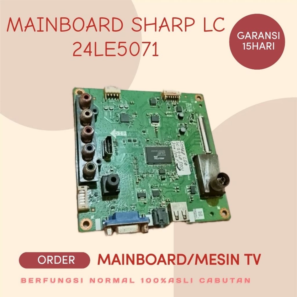 MAINBOARD MB  SHARP LC 24LE5071