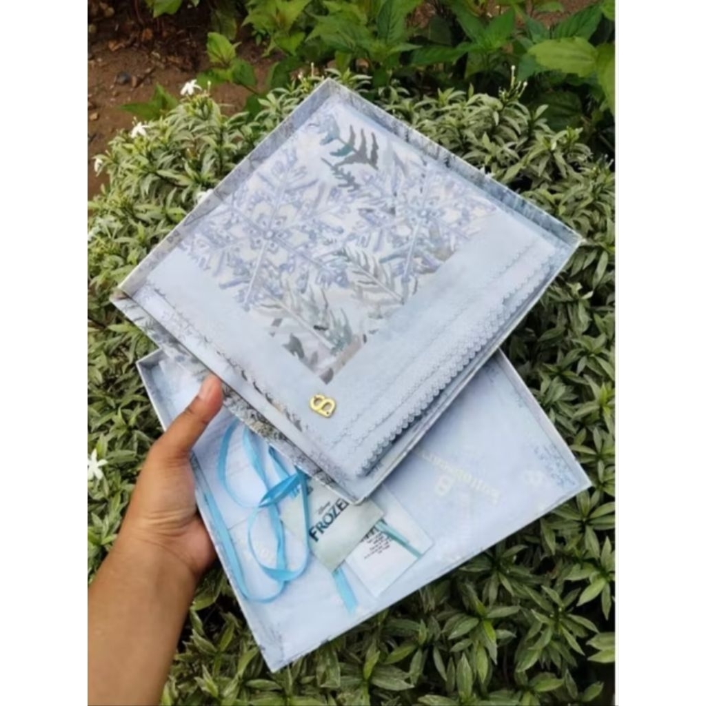 frozen ice water preloved buttonscarves