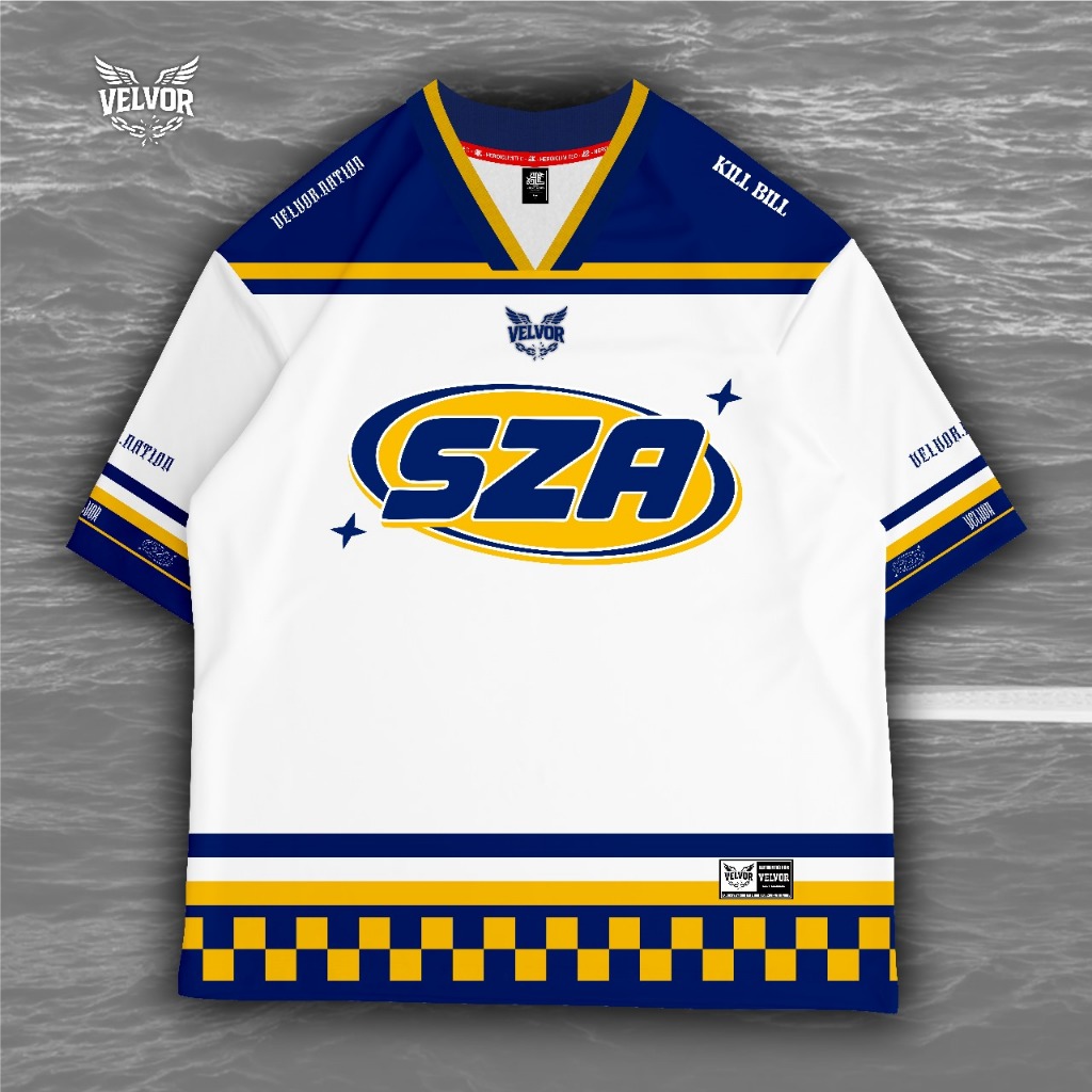 VELVOR JERSEY OVERSIZE PREMIUM - JERSEY BAND SZA 5 SERIES NUMBER  - JERSEY FULL PRINT - VELVOR NATIO