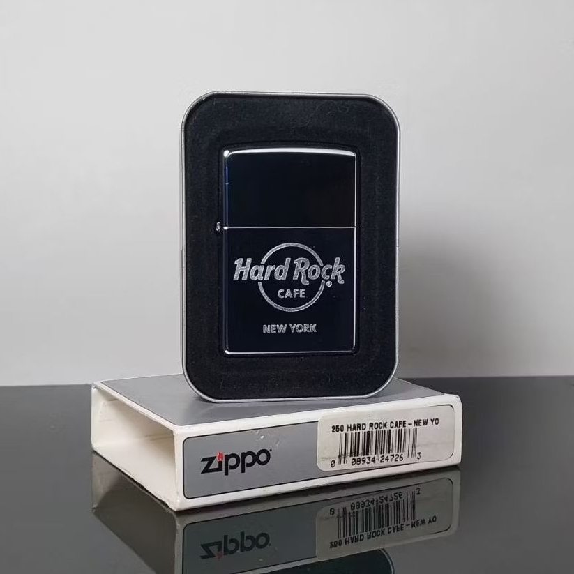 ZIPPO HARD ROCK CAFE NEW YORK OFFICIAL LICENSED PRODUCT TAHUN 2007
