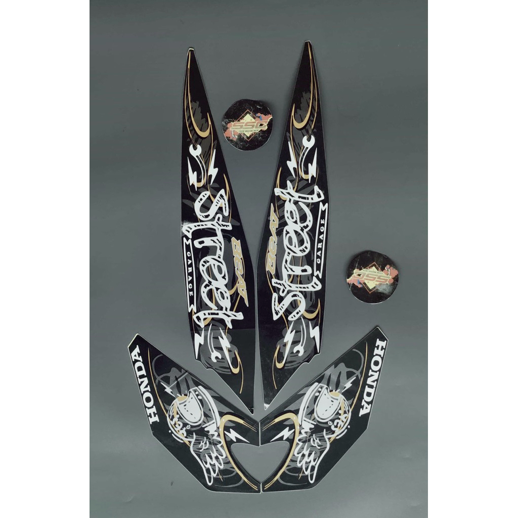 STRIPING STIKER BEAT STREET 2022 HITAM ORIGINAL LOST PACK