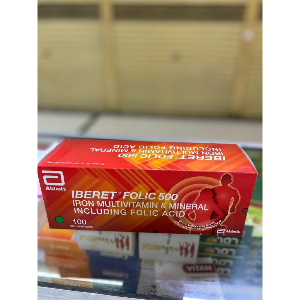 IBERET FOLIC 500 MG STRIP 10 TABLET