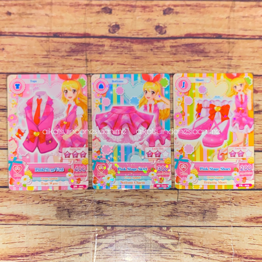 Aikatsu Ichigo Hoshimiya Pink Stage Set Promotion