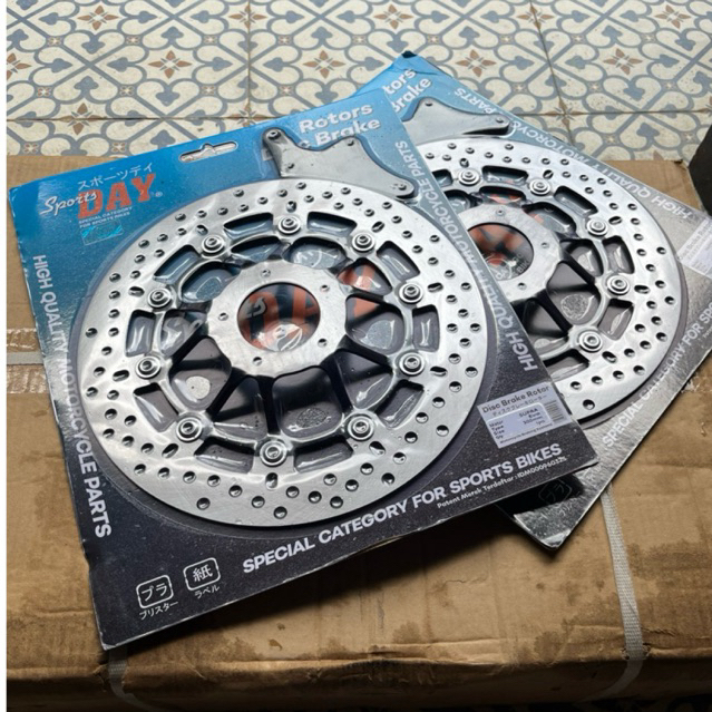 Piringan Cakram Depan Six Star Supra Tromol Megapro Baut 5 Diamter 300mm