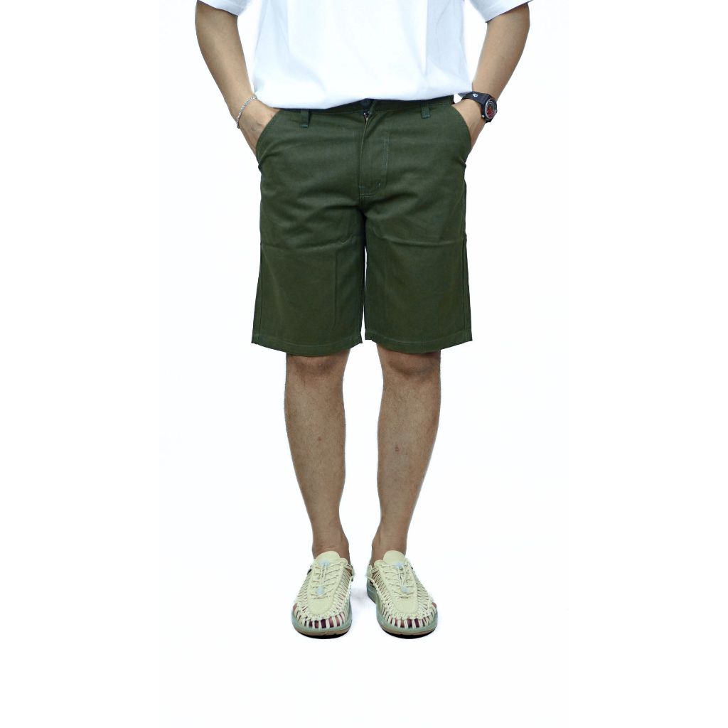 Distro Avenue - Chino Celana Pendek Army - Short Pants Pria