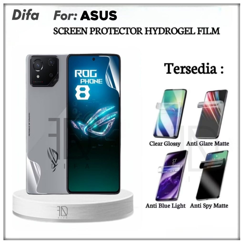 Hydrogel Blue ASUS ROG PHONE 2 / 3 / 5 / 6 / 7 / 7 ULTIMATE / 8 / 8 PRO Anti Gores Anti Blue Light /