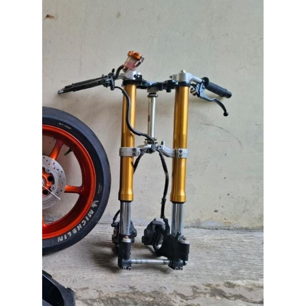 USD shock depan R6 set pnp Ninja 250 karbu/Fi old/z250 fi