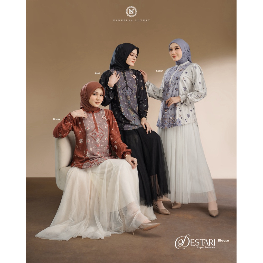 DESTARI BLOUSE by Nadheera Luxury Destari Blouse Rayon Premium