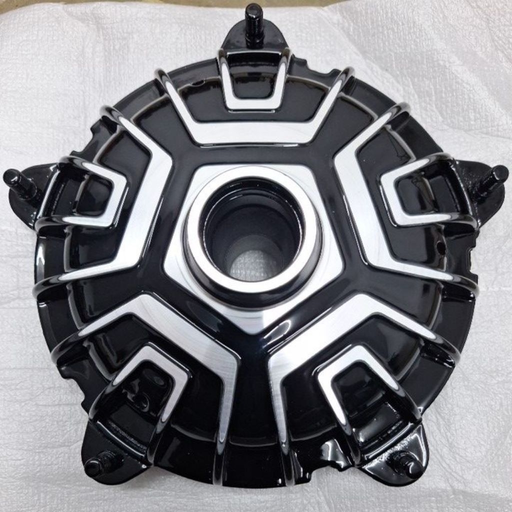 Tromol depan batik excel black polish