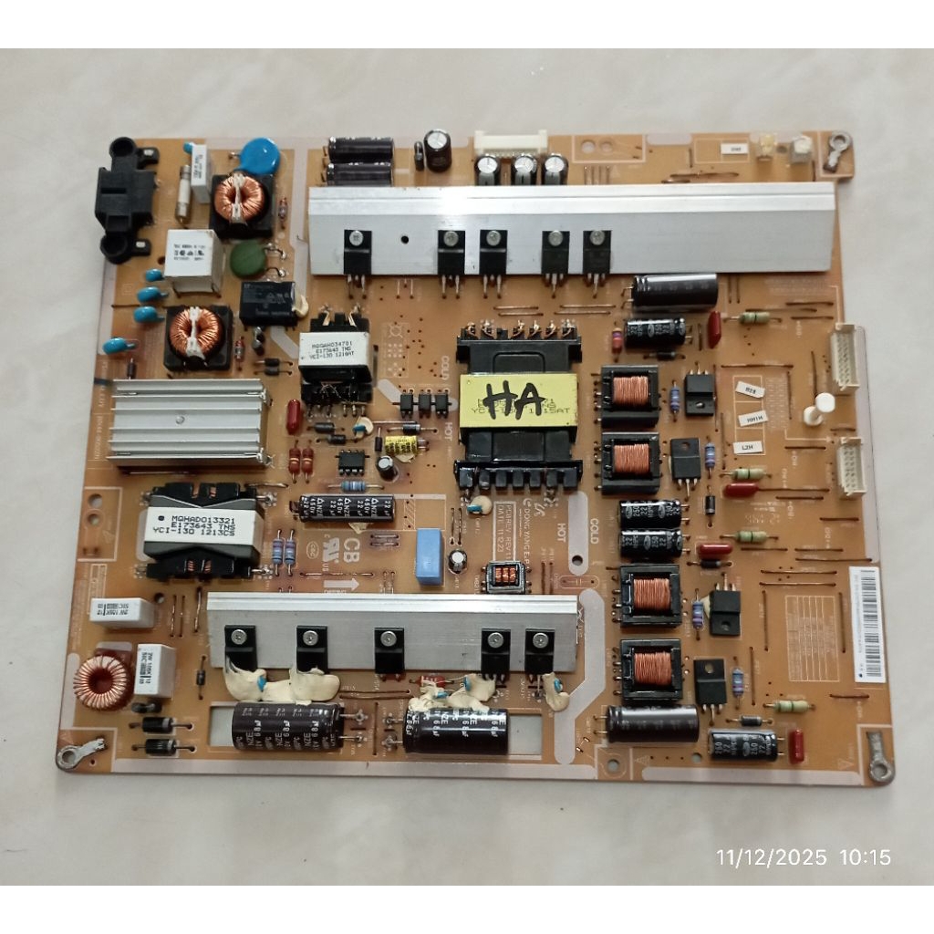 PSU POWER SUPPLY REGURATOR MESIN TV SAMSUNG UA46ES7100 (PSU SG46)