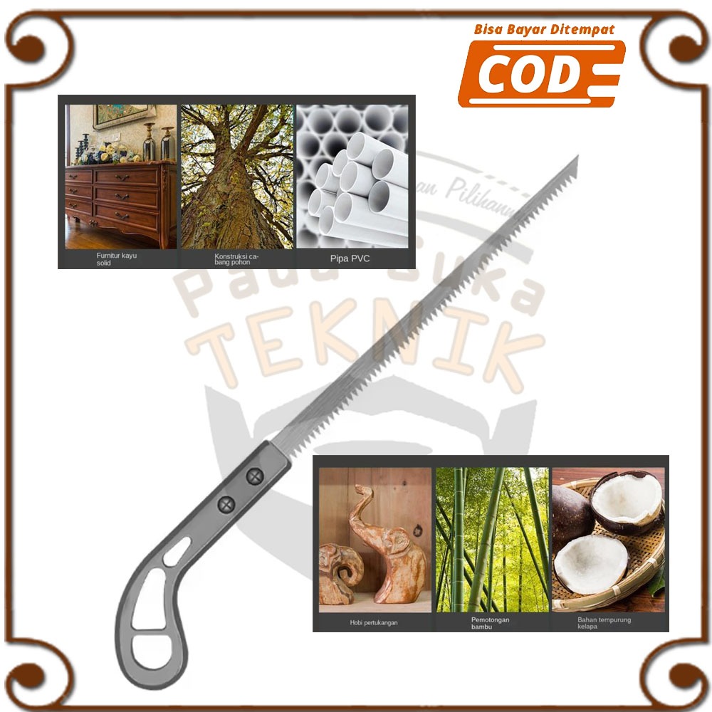 Gergaji taman pohon buah penebangan gergaji tangan gigi halus gergaji koktail gergaji tangan kecil