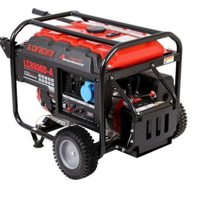 MESIN GENSET BENSIN LC8800DA LONCIN GENERATOR LC 8800D-A 6000 WATT