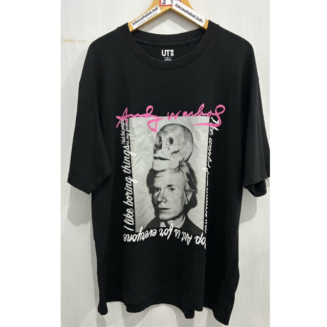 UT X ANDY WARHOL Black Tshirt Second Original