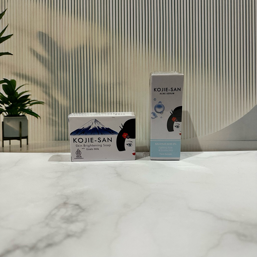 [Paket] Sabun Kojie San Goats Milk & Kojie San Acne Serum