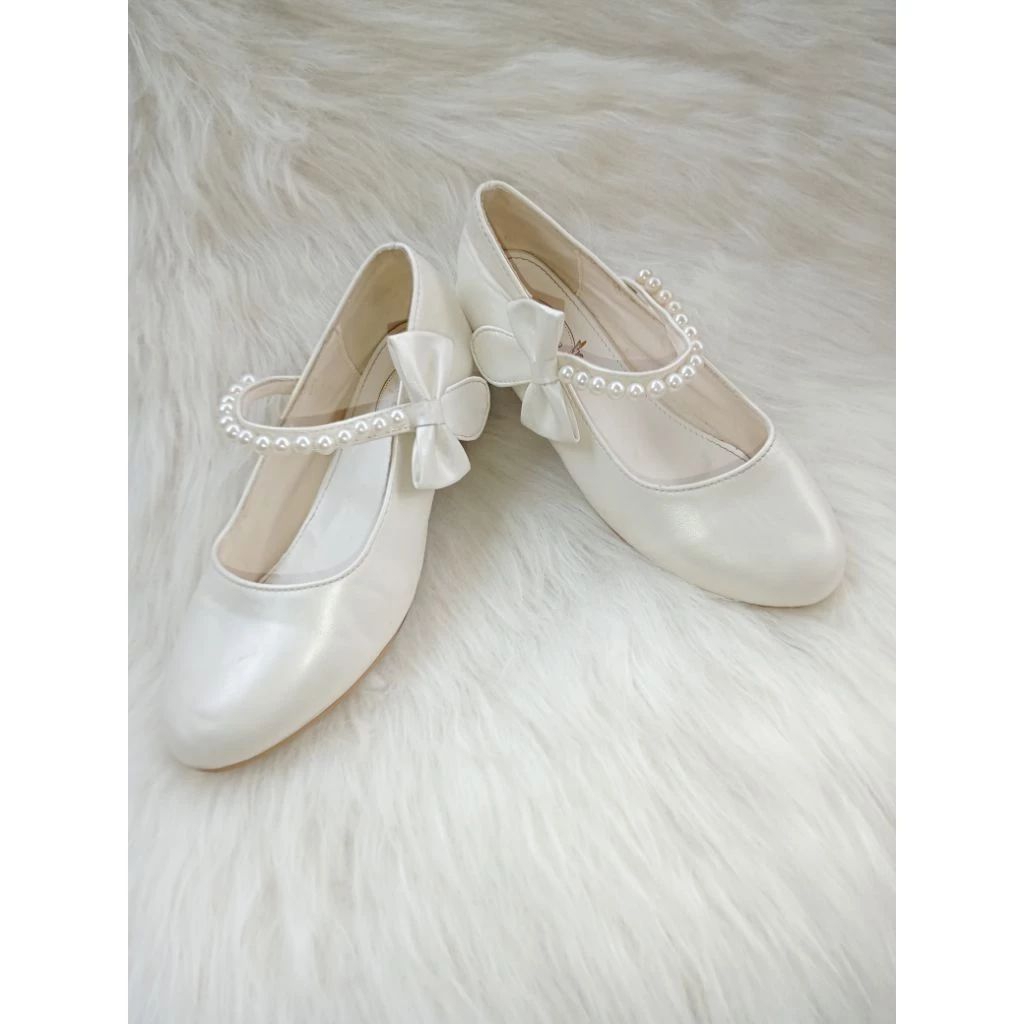 Preloved Sepatu Lolita, Kawaii size 35 dengan Pita