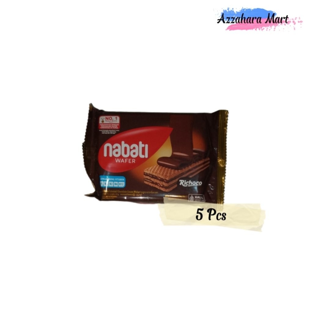 Nabati Wafer Richoco / 5 Pcs Nabati Coklat / Nabati Wafer Coklat
