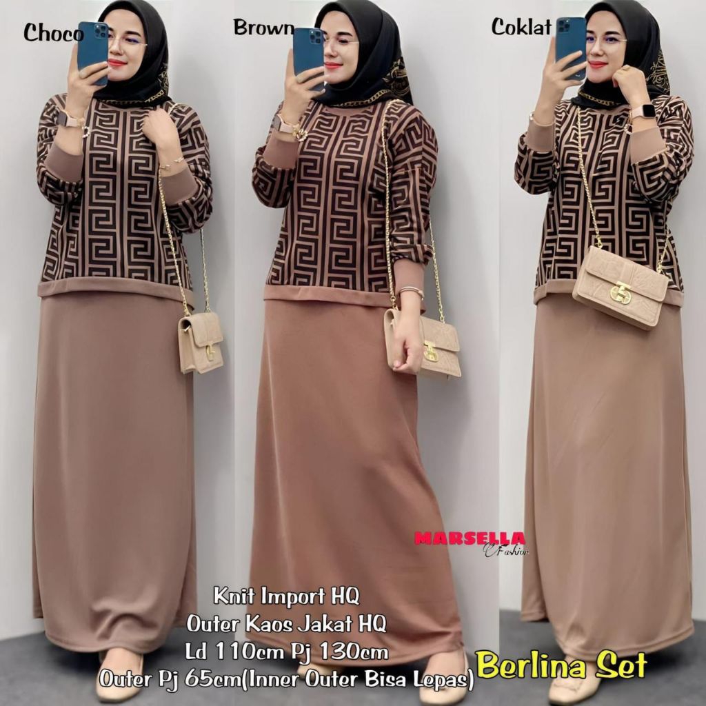 BISA COD BAJU HELIN SET// KUPU// LASKA #1#5// BERLINA BY MARSELLA