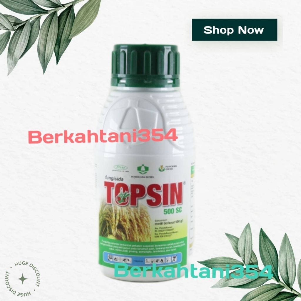 topsin fungisida topsin 500ml pengendali jamur pd tanaman