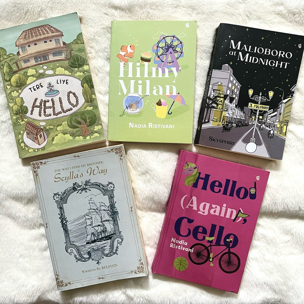 Novel Malioboro at Midnight, Hilmy Milan, Hello Again Cello, Hello Tere Liye, Scylla’s Way