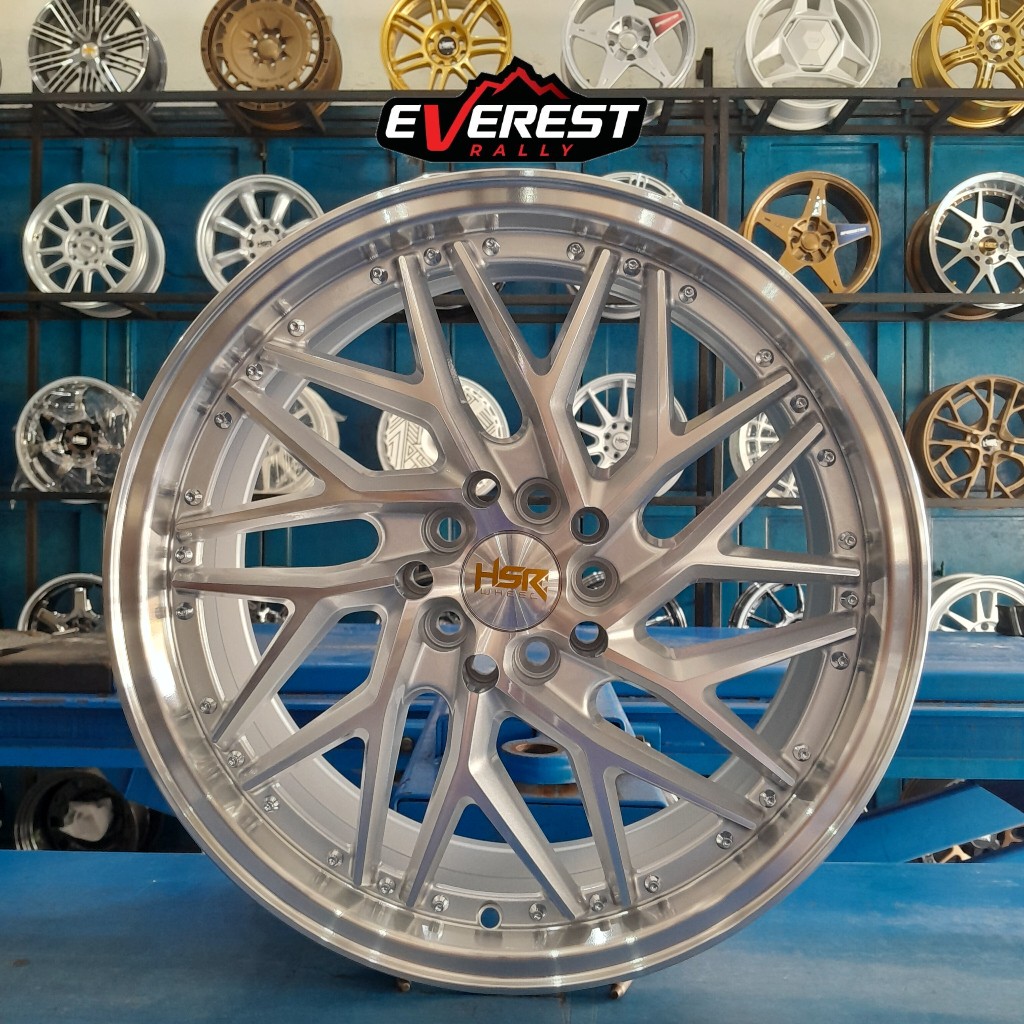 Velg Mobil Altis Sienta Camry Alphard Voxy Ring 17 Silver Polish HSR SEPULU