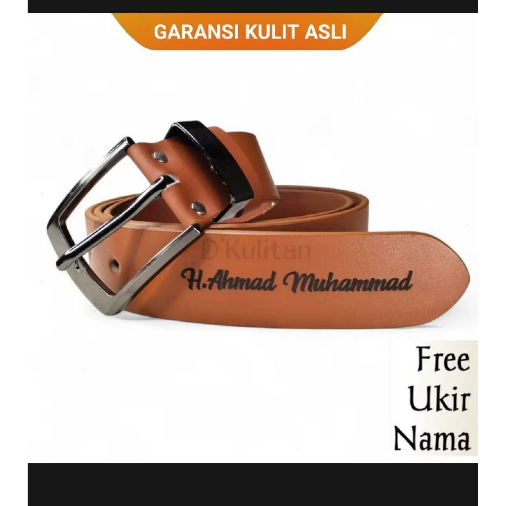 Ikat Pinggang Pria Kulit Asli Premium Belt Sabuk Pinggang Pria Kulit Gesper Kulit Pria Belt Cowok Ju