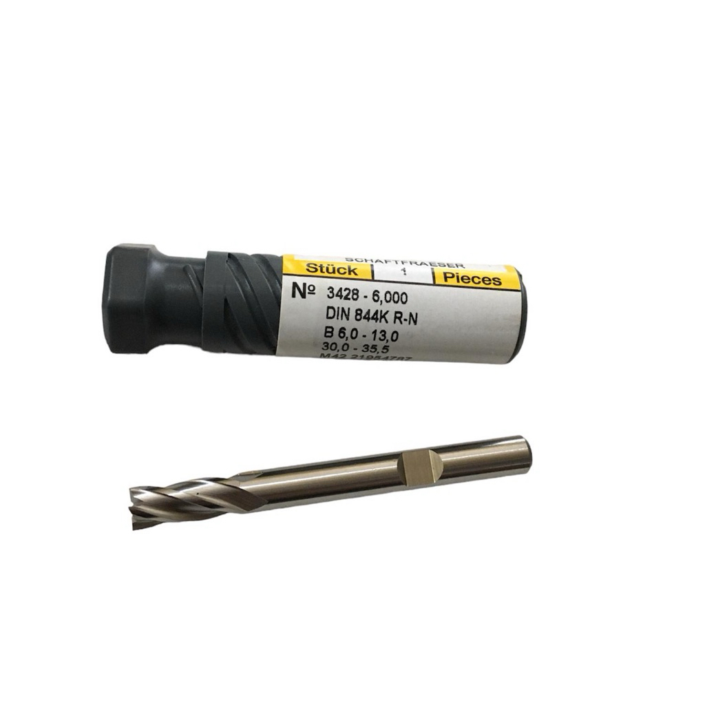 Endmill 6.0 mm HSS 4Flute Merk GUHRING | Endmill HSS 6 mm Made in GERMANY