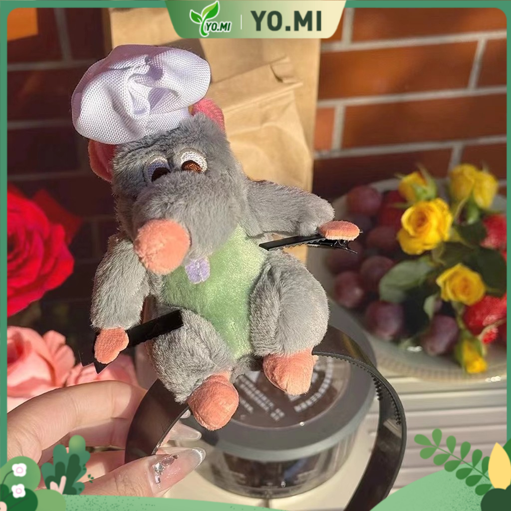 Bandana Kartun Capybara Lucu Boneka Plush Kepala Bandana Alat Penata Rambut Aksesori Kepala Bandana 