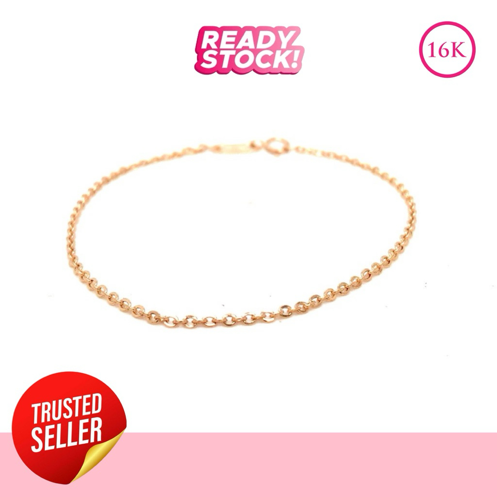Gelang Rantai Nori-Emas 16k