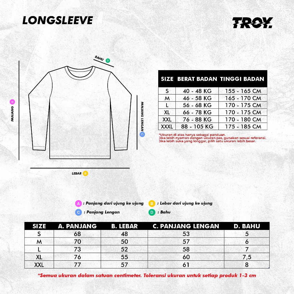 Troy Company Longsleeve Tshirt Black Are Coming - Kaos Hitam Lengan Panjang LSD 2292