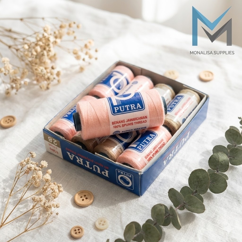 Benang Jahit Merk Putra 500 Yard Banyak Warna Katalog 4